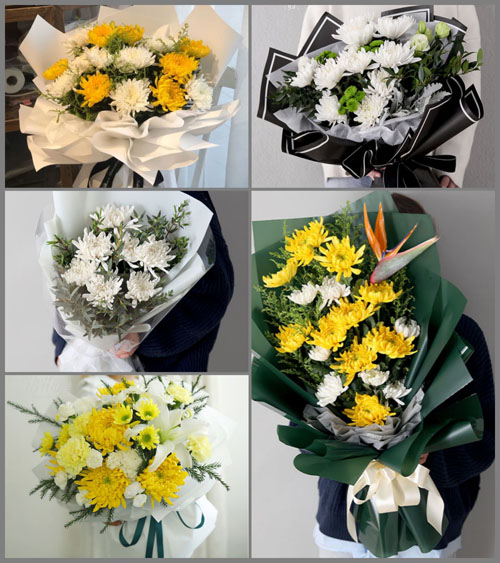 陕西安康市石泉县熨斗镇白事花束代送